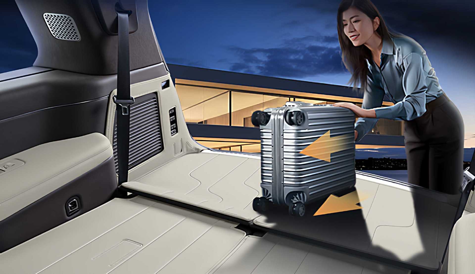 Suitable for Denza N8L Trunk Mat Fully Surrounded 2025 Trunk Mat Car Interior Modification Accessories