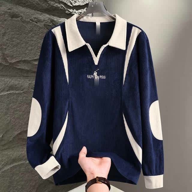 Plus-Size Men's Casual Suit with Fleece Lining, New Corduroy Long-Sleeve Shirt, Jogger Pants, Loose Fit for Big and Tall Individuals Plus-Size Men's Casual Suit with Fleece Lining, New Corduroy Long-Sleeve Shirt, Jogger Pants, Loose Fit for Big and Tall Individuals