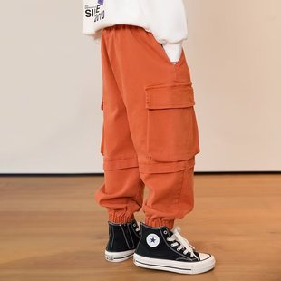 Boys' Japanese Pants Children's Clothing Children's Handsome Boy's Covers Baby's Legs Sports Casual Trendy Spring and Autumn