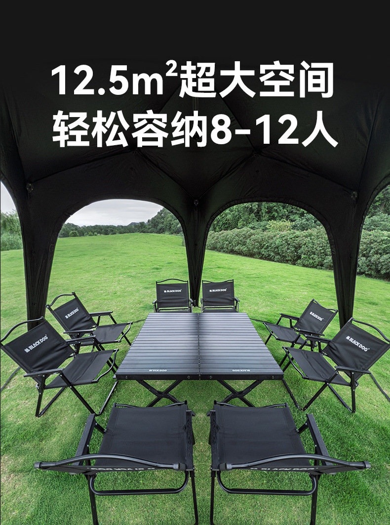Blackdog Outdoor Pentagonal Quick-Open Canopy Outdoor Tent Camping Sunshade for Lazy People