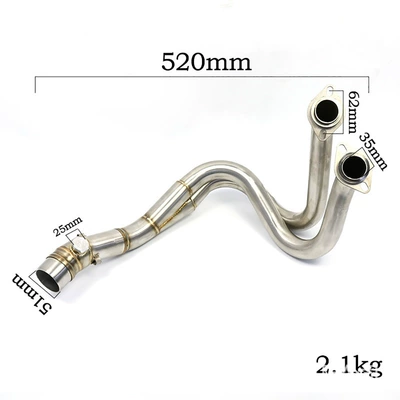 Motorcycle exhaust pipe – and Middle Sections
