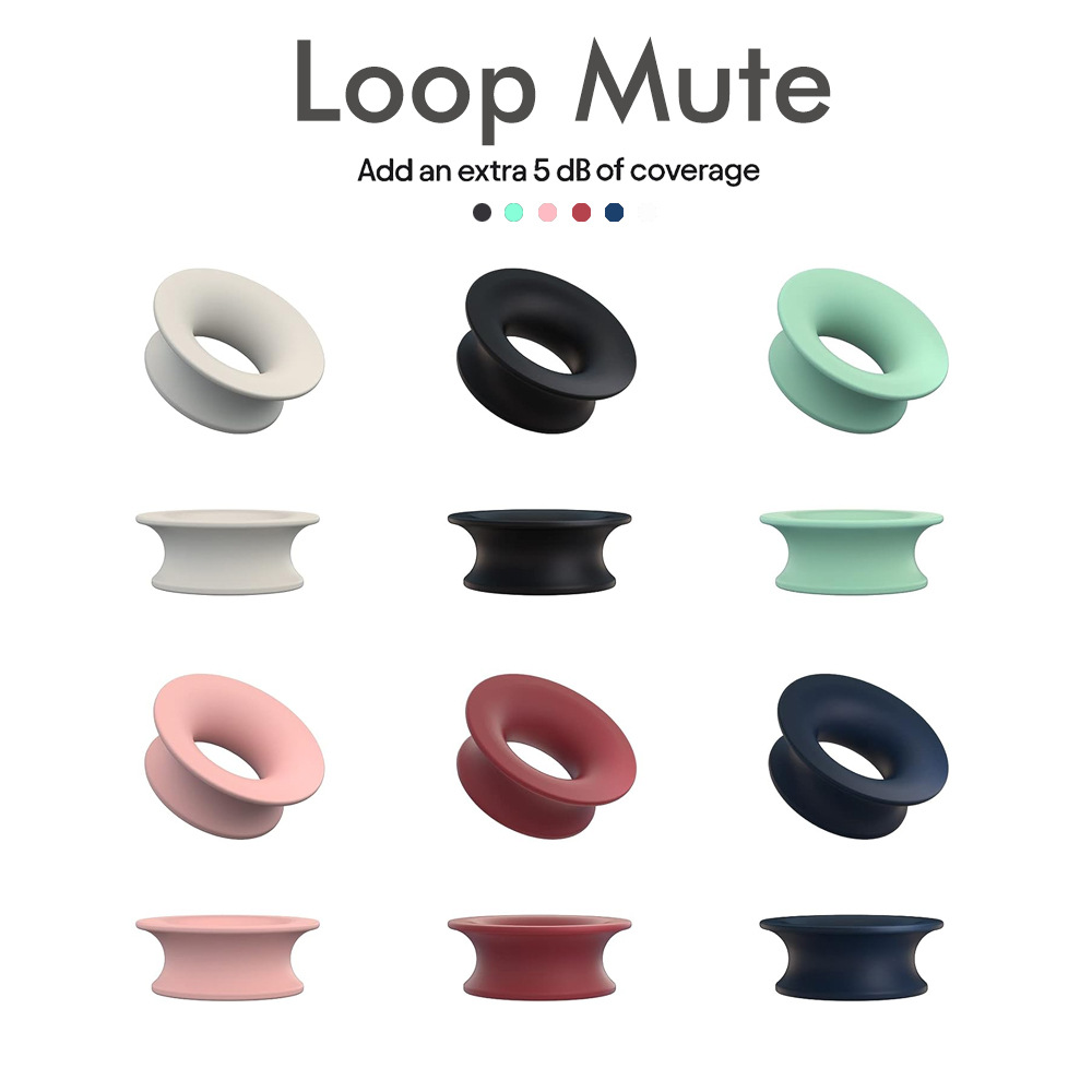 Los nuevos tapones para los oídos de silicona reducen el ruido adicional de 5 dB accesorios ajustables según sea necesario