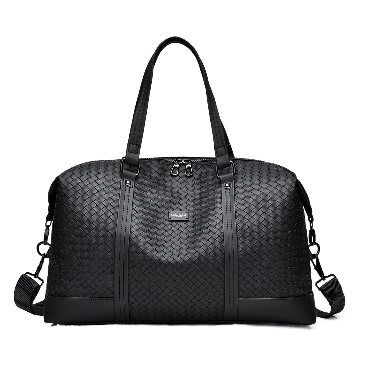 Catei karrui bolsa de viaje portátil de un solo hombro para hombres de alta calidad bolsa de equipaje de viaje de cuero suave pu casual de negocios