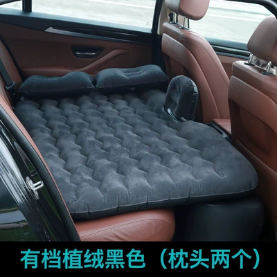 Bed, Car Rear Seat Air — Vehicle-mounted inflatable bed - 758-black-long-pier-model-handheld-electric-air-pump