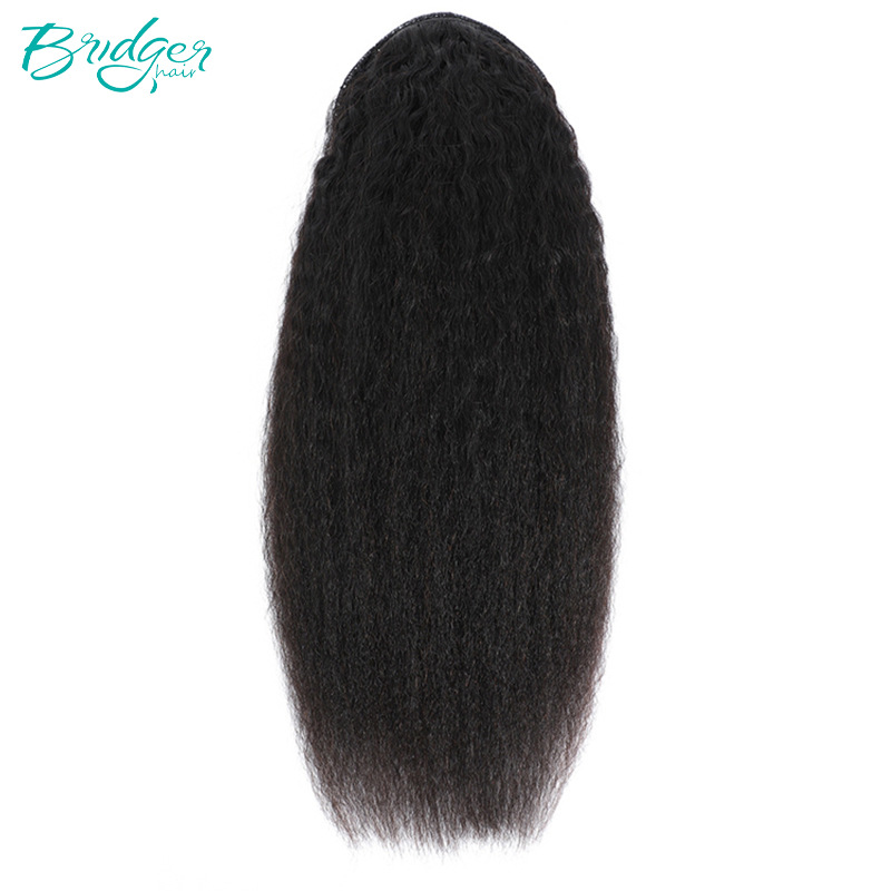 wig drawstring ponytail Drawstring Ponytail real hair straight ponytail_voghion.com