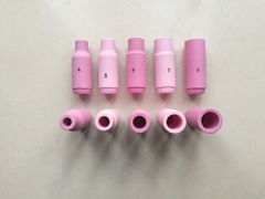 Qq150qq300アルゴンアーク溶接ガンの磁器口は高温に耐えて厚い保護磁器セットにwpガンスクリーンのガイドノズルを配合しています。
