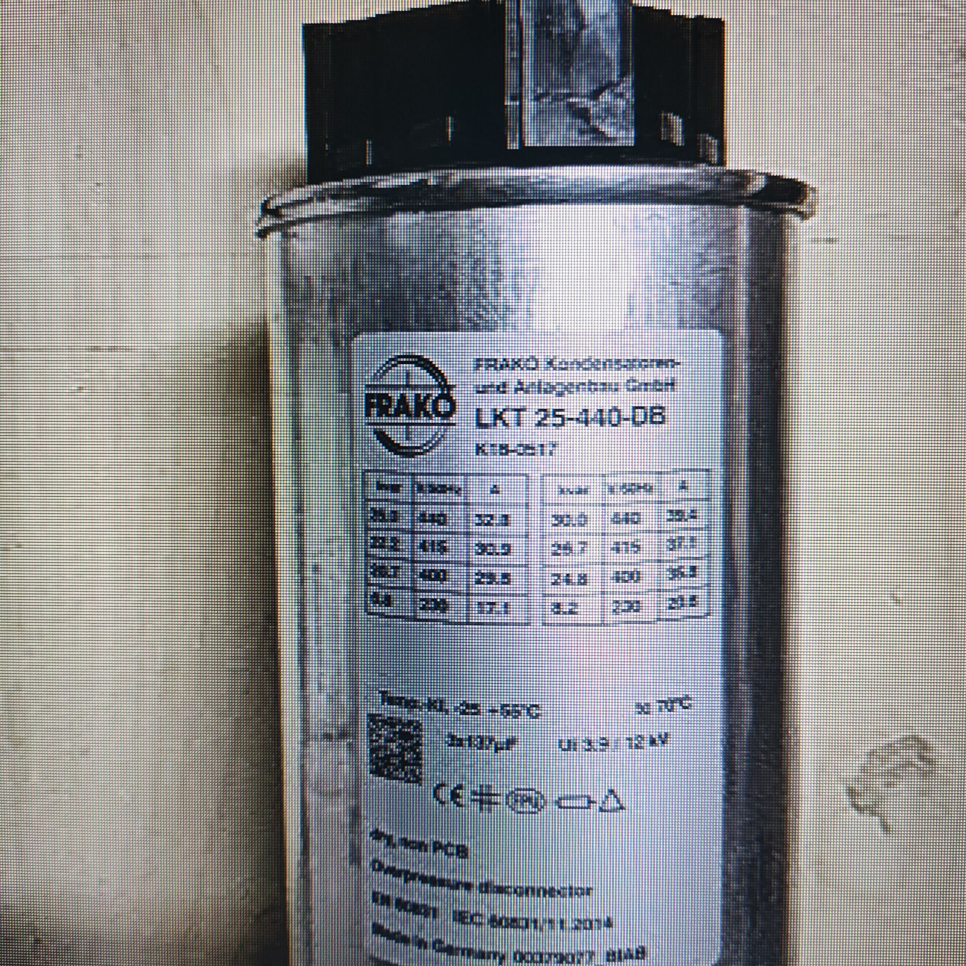 电容LKT 25-4400-DB