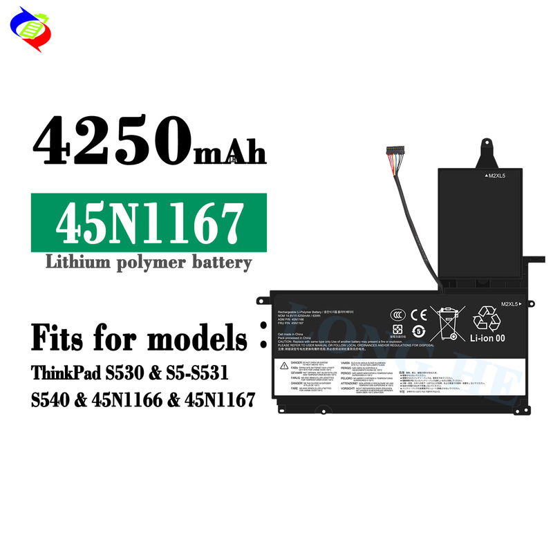 For Lenovo ThinkPad S530/S5-S531/S540/45N1166 notebook battery 45N1167