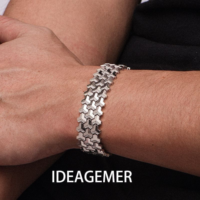 Bracelet 999 Sterling Silver Shanwen Jia Golden Entry Luxury Zircon Birthday Gift Original Sterling Silver Falling