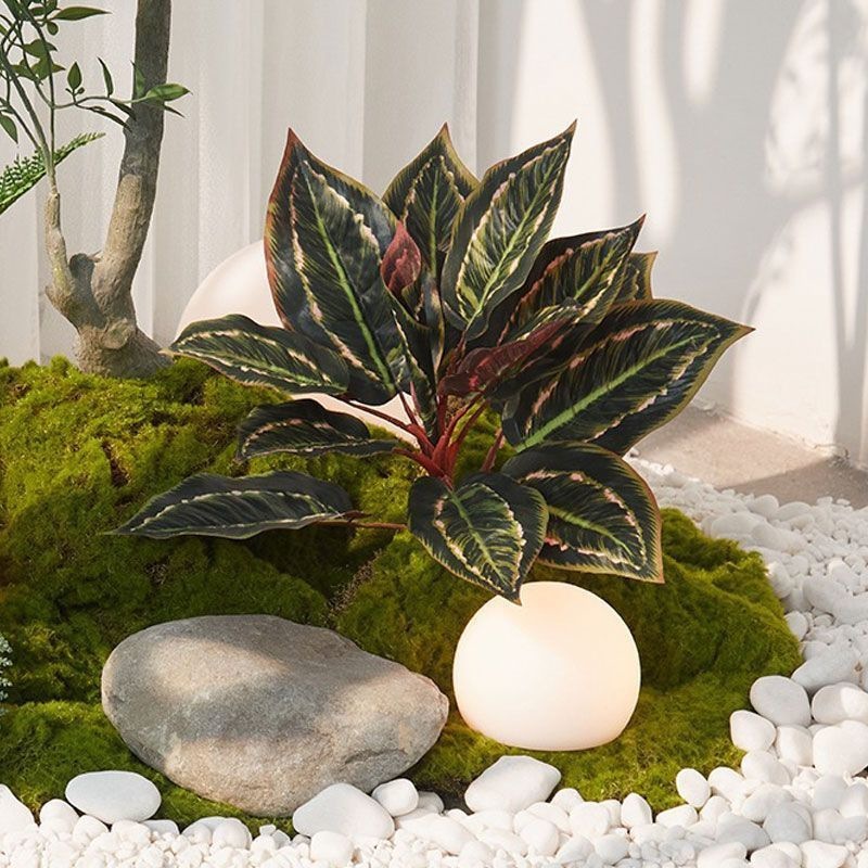 模擬南天竹造園緑植物屋内階段下景観植物床置き鉢植え窓偽木装飾品|undefined