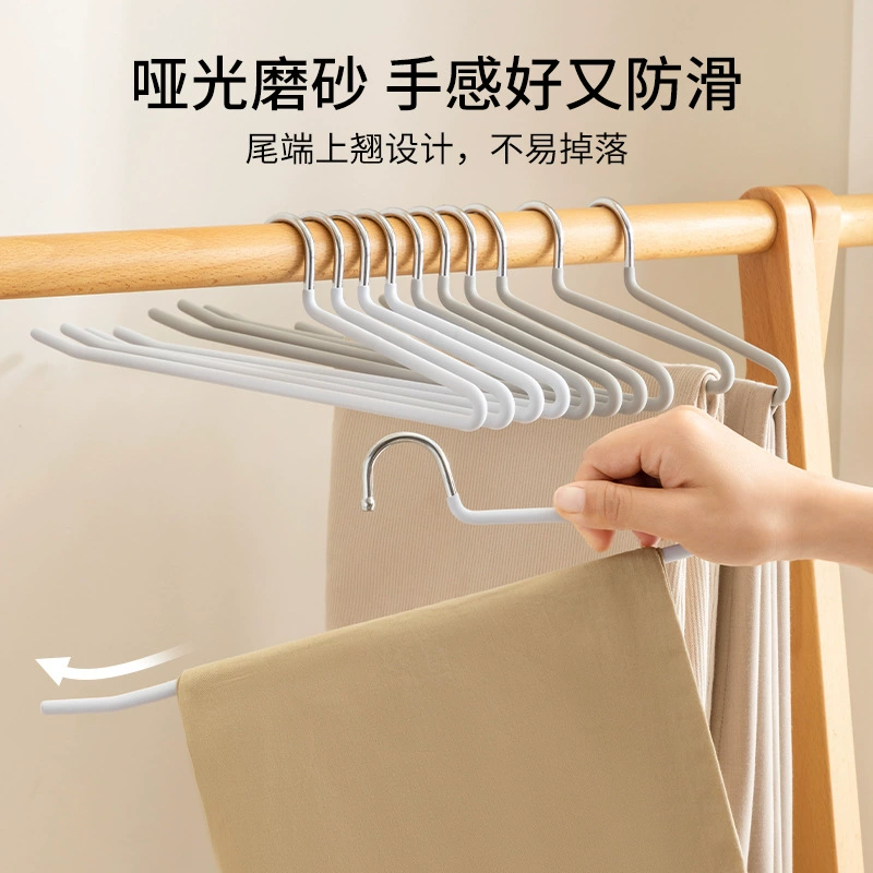 Bold short neck goose trousers short neck immersion glue resin trousers drying goose -shaped pants rack saving space hams