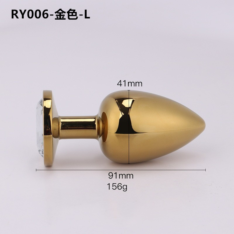 Volver corte metal anal plug adulto hombres y mujeres SM compartir masturbación clímax sexy anal plug adulto suministros pequeño mediano grande