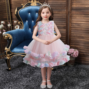Children's dress princess dress children'sgirls chorus dresses flower dress flower children's wedding dress