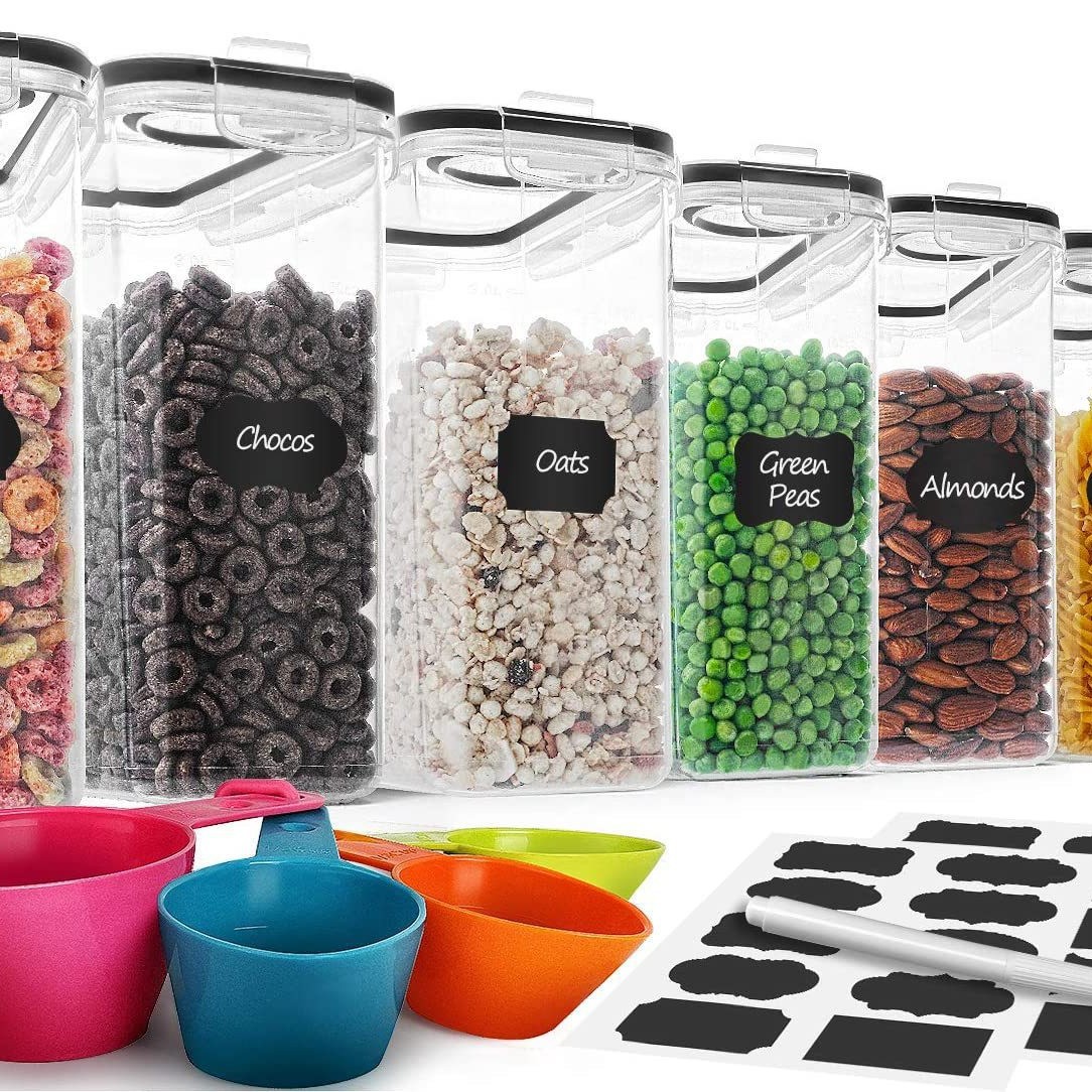Transfronterizo 4L gran tanque de plástico sellado conjunto de cocina almacenamiento tanque de almacenamiento almuerzo granos cocina de comedor diario