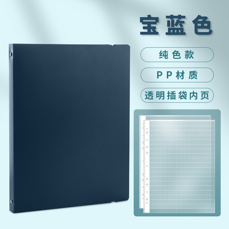 로얄 블루 솔리드 컬러 모델