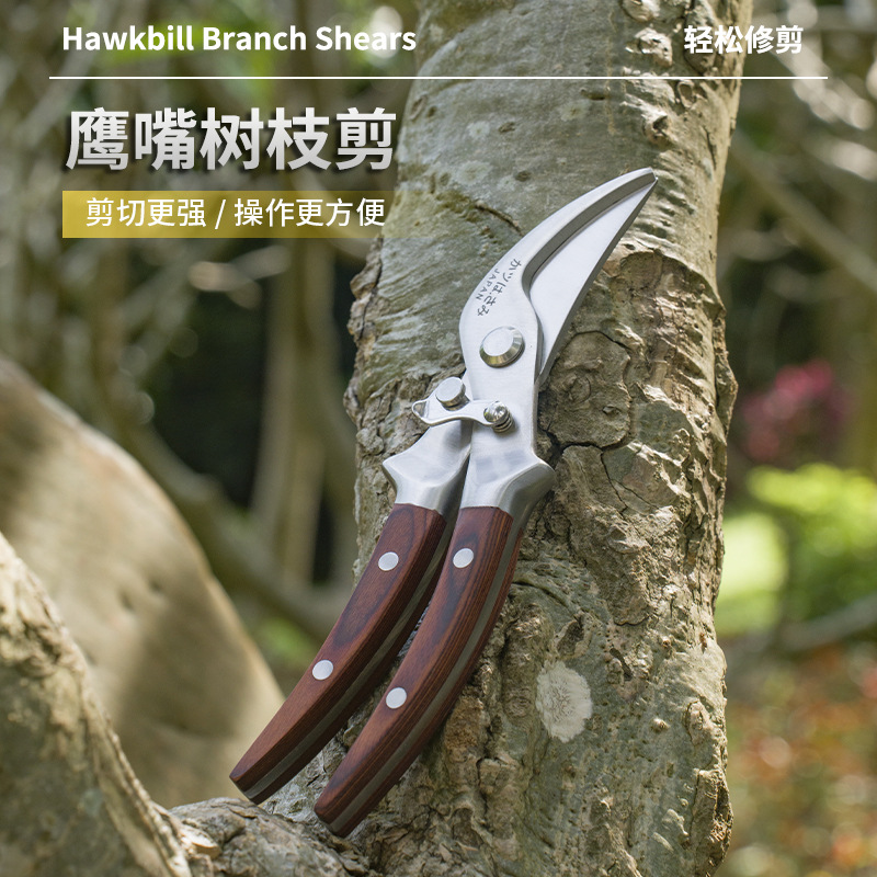 强力不锈钢修枝剪多功能园艺剪刀果园摘果剪子园林树枝剪工具剪