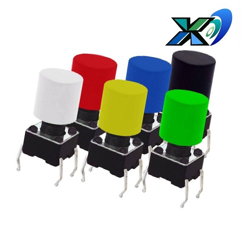 迷你弧形 按钮轻触开关 自复位轻触开关 轻触按键开关立式4脚直插