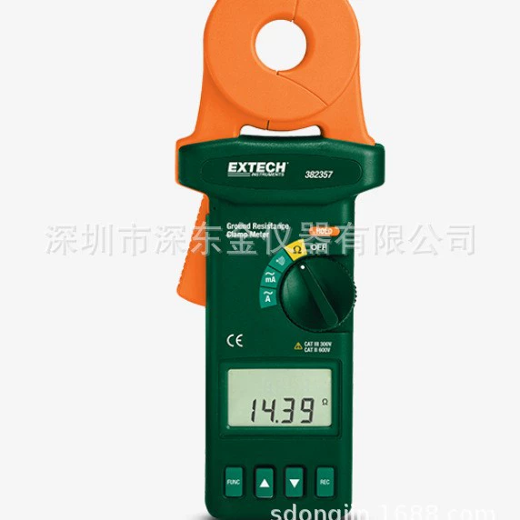 Эктех 382357 Высокоточный тестер сопротивления заземления зажима