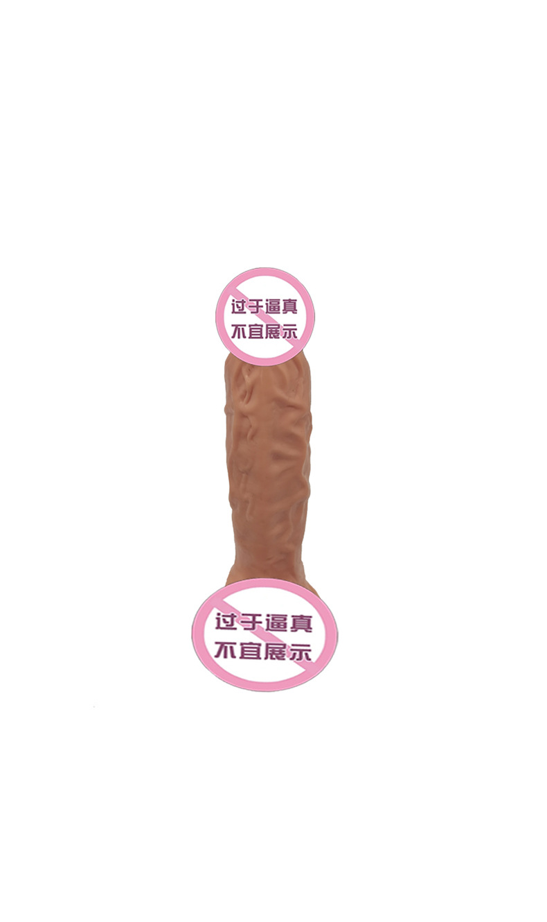 Suction Cup Dildo with Realistic PVC Design, Light Skin Tone, Hands-Free Use — detail image 6