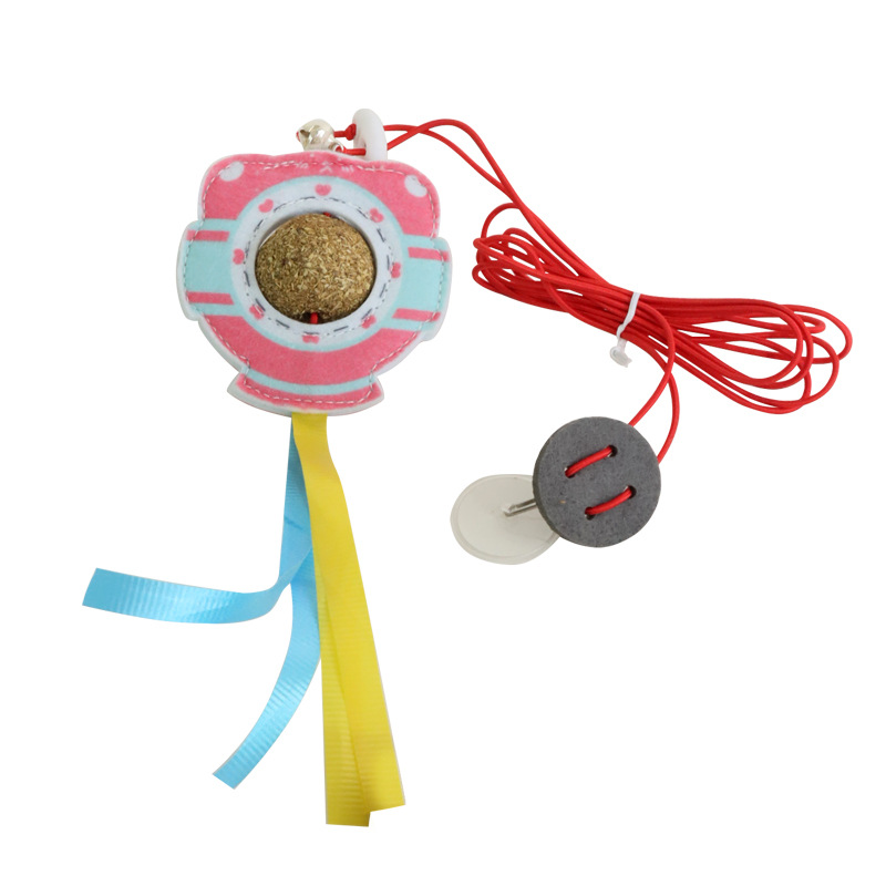 Gato, juguetes, puertas colgantes, campanas colgantes, juguetes para gatos divertidos, dientes limpios, columpios de hierba para gatos, juguetes para mascotas