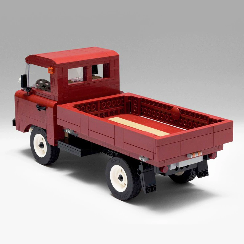 Кроссборд MOC 95535-UAZ 3303 модель грузовика совместимая с конструктором Lego Автомобильная серия строительные блоки маленькие шарики