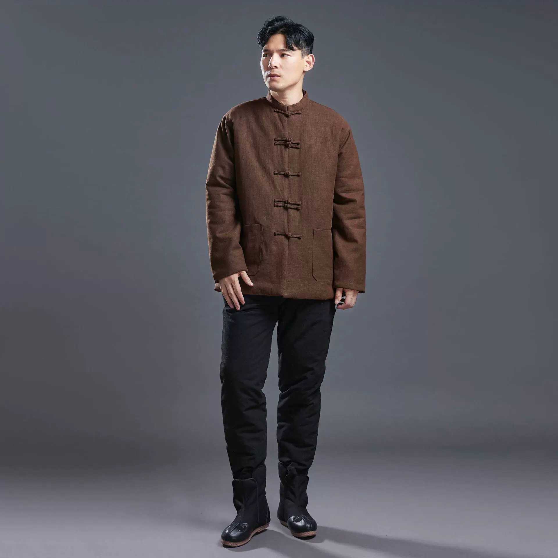 Keep warm demi-season down jacket, Chinese style