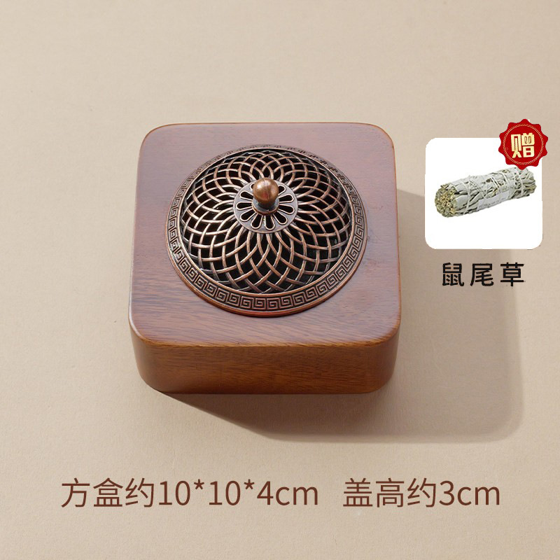 horno de purificación desmagnetizante de cristal natural, horno de incienso de nuez, horno de incienso de ratón blanco, horno de incienso de disco, recipiente de desmagnetizante de cristal image 8