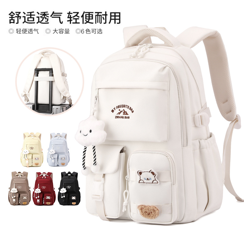 Mochila escolar estilo japonés INS para niñas, mochila de gran capacidad para estudiantes de secundaria y preparatoria, modelo nuevo 2025
