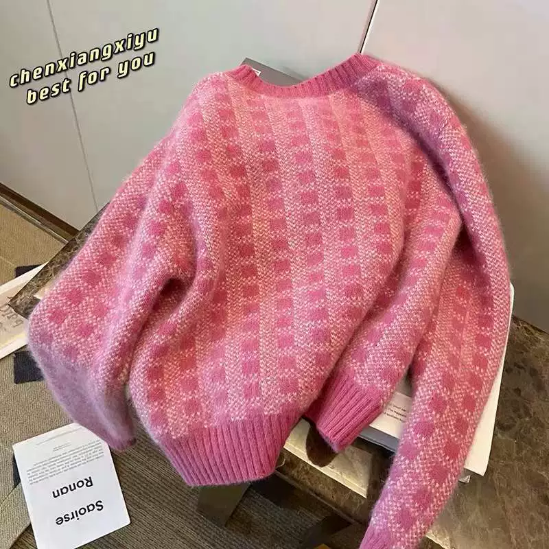 Вязаный осенний короткий свитер, куртка, стиль Chanel, городской стиль, для подростков