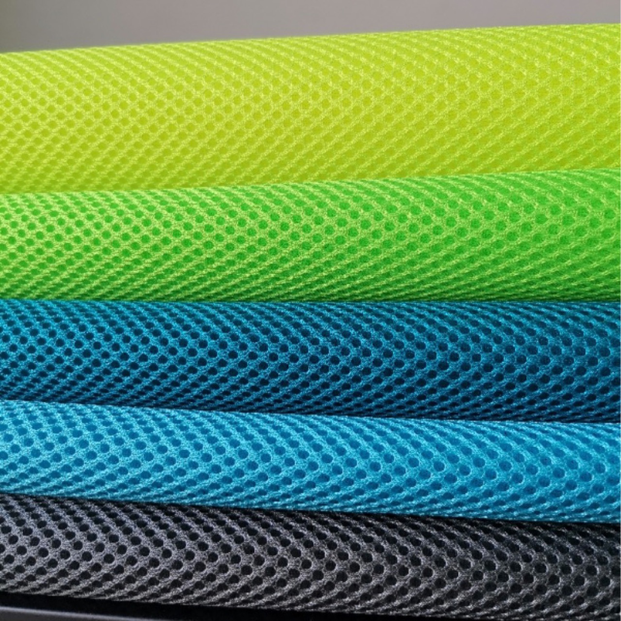 黑色现货三明治网眼复合海绵箱包背包儿童座椅3D三层服装医疗内衬