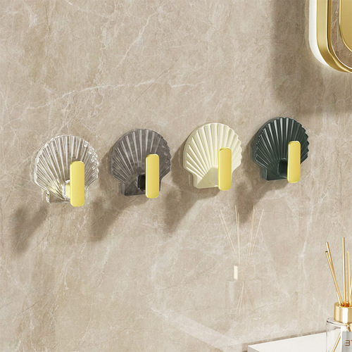 Light luxury hook for hanging towels behind the door, seamless adhesive hook, clothes hook, strong load-bearing bathroom hook, entrance key storage