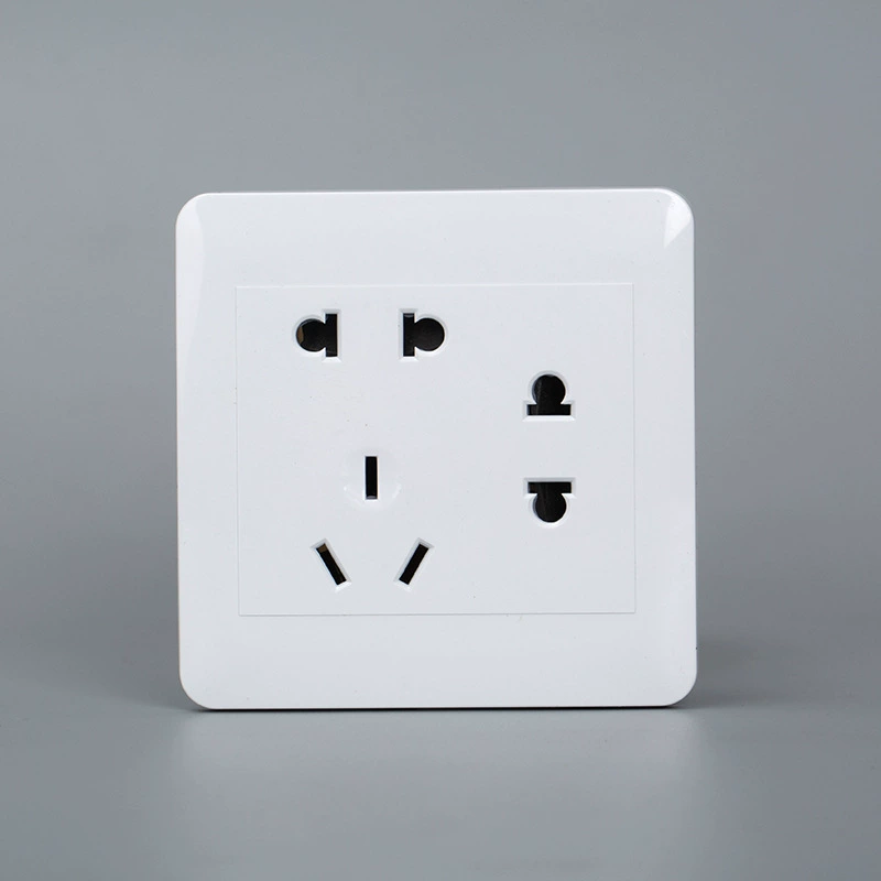Type 86 dark installation switch socket panel installation project wall switch, open single -control dual -control five -hole power socket