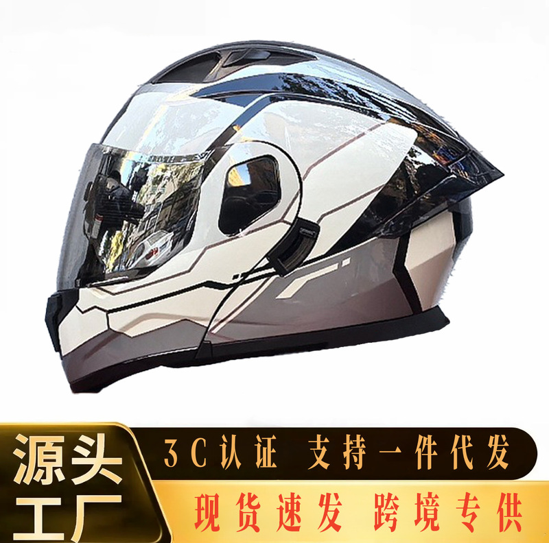 Orz 小型シェルヘルメット オープンフェイスヘルメット オートバイヘルメット オートバイ ダブルレンズ 男女兼用 オールシーズン オートバイ クルーザーヘルメット L|undefined