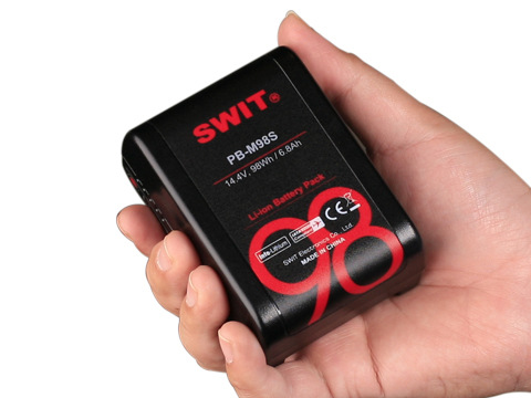 SWIT视威PB-M98S 摄像机V口电池 口袋型锂电池98WH续航可上飞机