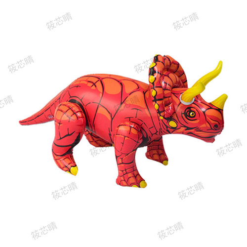 Amazon Cross-border Inflatable Dinosaurs Jurassic Triceratops Tyrannosaurus Rex Velociraptor Inflatable Toys 