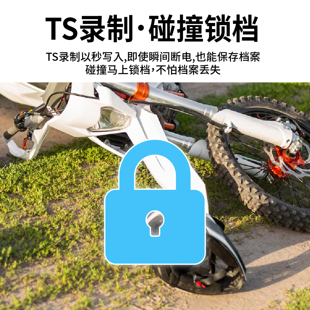 New cross-border product: Motorcycle helmet dashcam, electric vehicle 2K HD WiFi long-lasting battery riding recorder