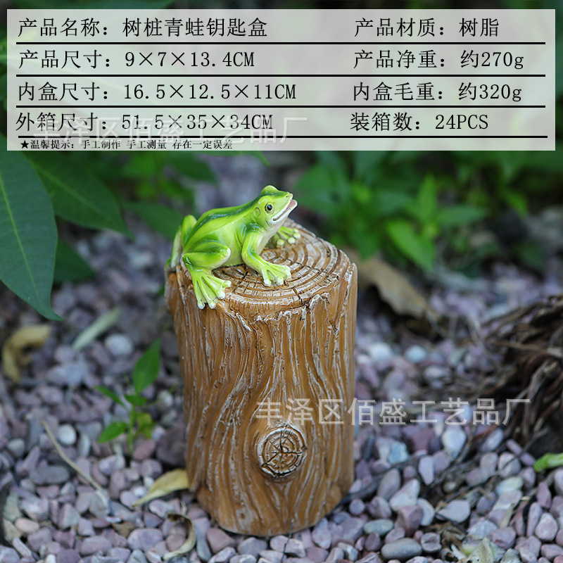 Caja de llaves Stump Frog