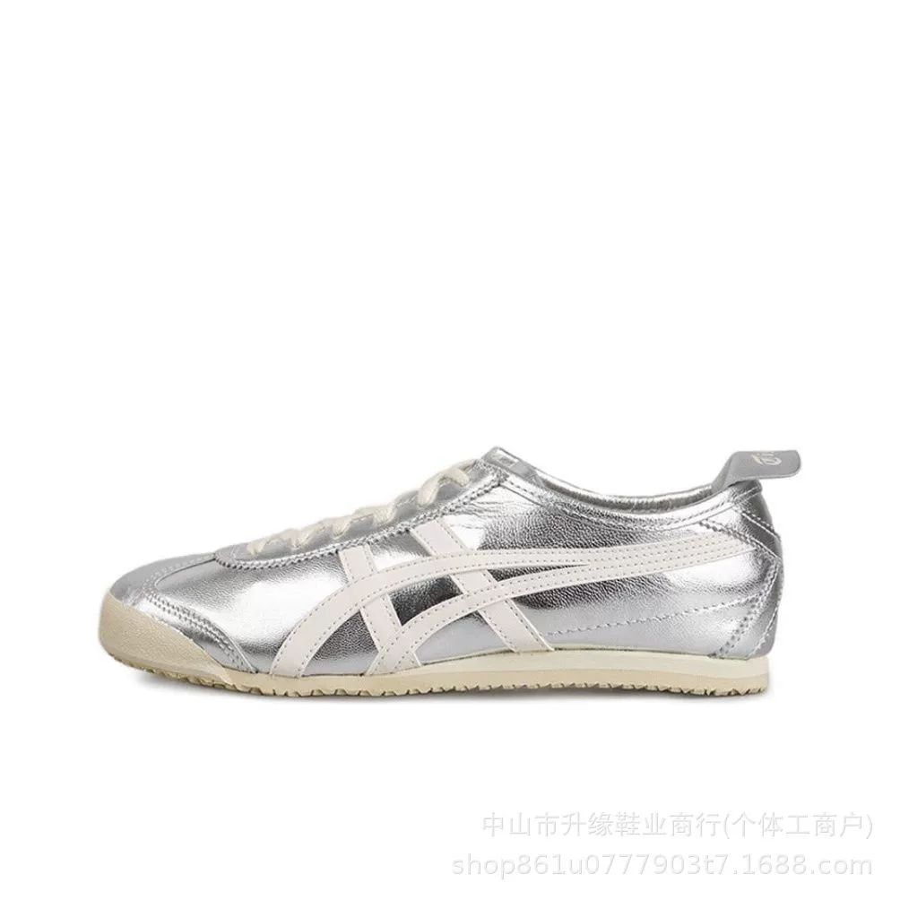 Кроссовки Onitsuka Tiger Mexico 66, двуслойная коровья кожа, повседневный унисекс дизайн