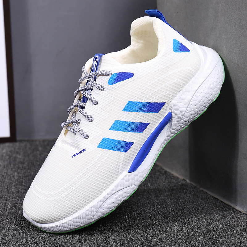 Men's Shoes Summer 2023 New Casual Mesh Breathable Flying Mesh Shoes Men's Versatile Non-Slip Running Sports Trendy Shoes
