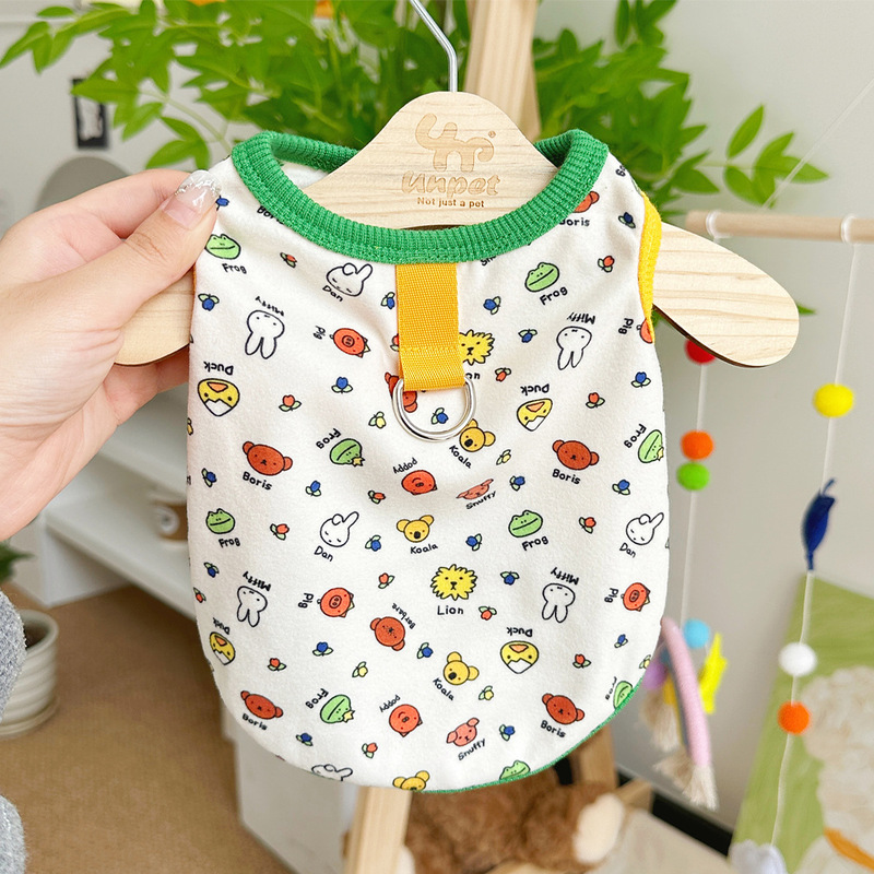 Autumn New Ins Wind Velvet Cotton Pet Dog Cat Clothes Teddy Bixu Voodle Small and Medium Dog Vest