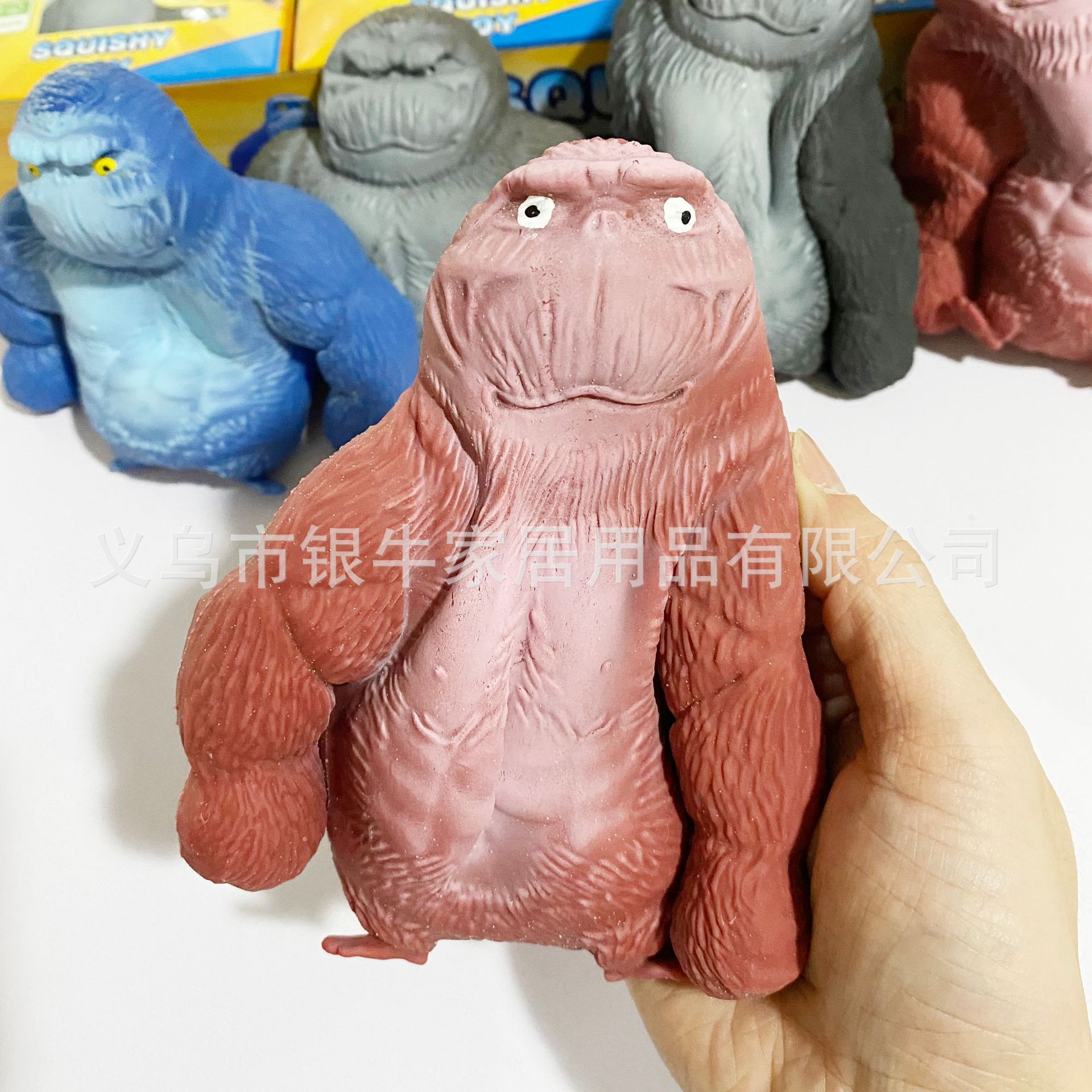 Online celebridad Wang general descompresión gorila ventilación gorila arena juguete TikTok mismo descompresión artefacto Comercio exterior al por mayor