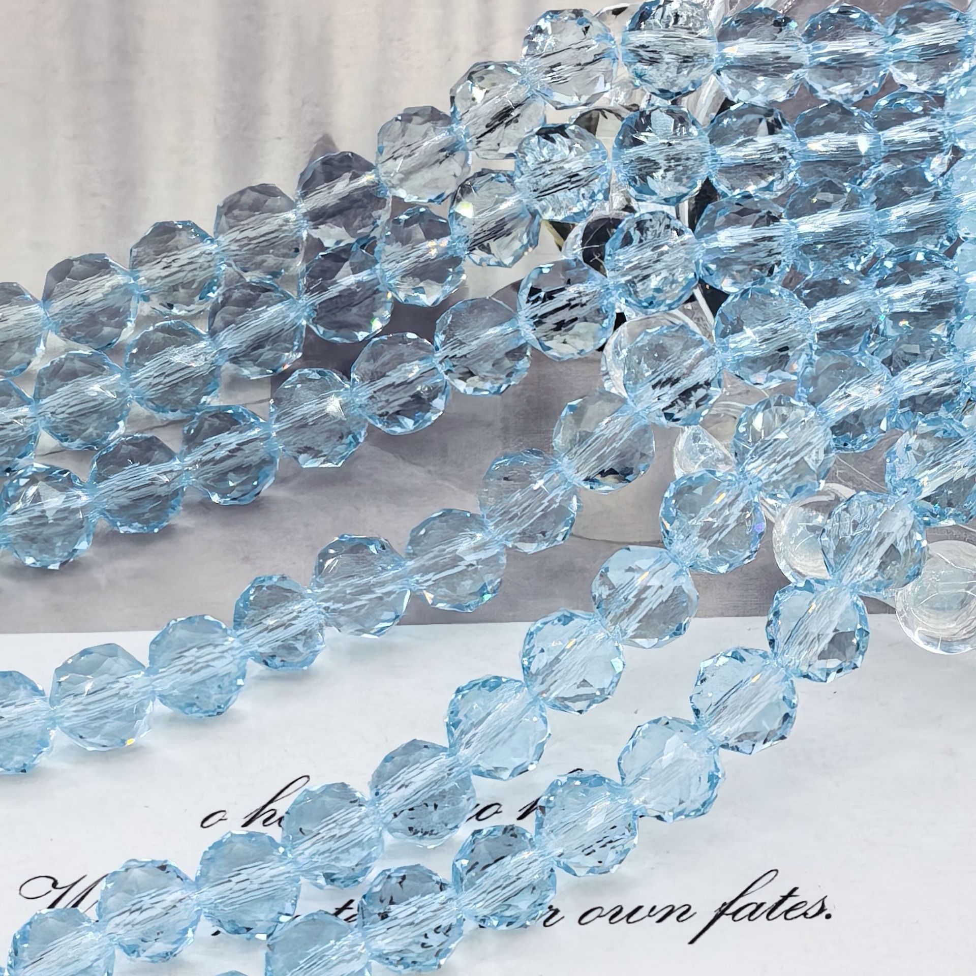 Bola de flores de 8mm Jingjing K9 cuentas sueltas de cristal 64 superficies cortadas con cuentas Accesorios de joyería hechos a mano de bricolaje Pulsera Collar lote suelto image 83