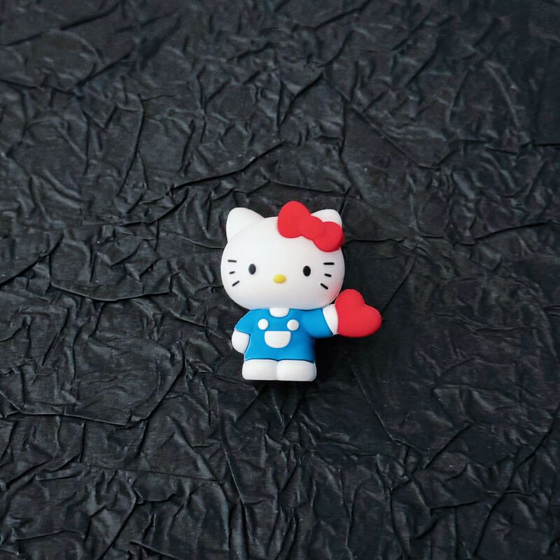 夏のスリッパ靴花漫画ハローキティ下駄アクセサリー靴バックル靴花セット diy アクセサリーリトルレッドブック|undefined