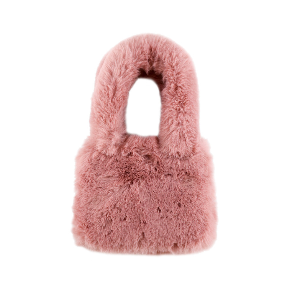 2025 otoño e invierno nuevo estilo al por mayor bolso de felpa de gran capacidad, moda, tendencia, bolso femenino, bolso de todo fósforo