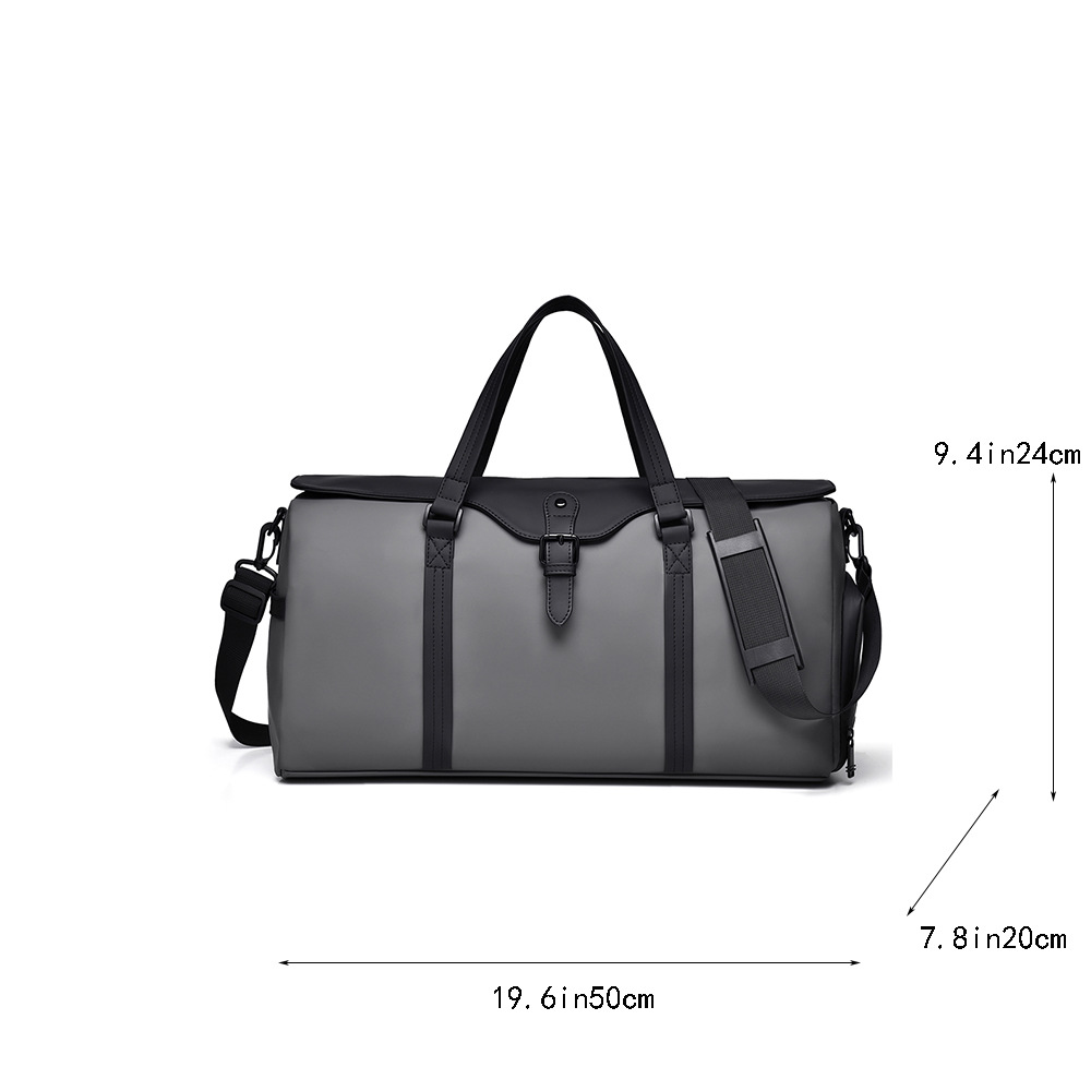 Bolsa de viaje de gran capacidad de negocios ocio viaje de negocios alojamiento almacenamiento mochila impermeable separación seca y húmeda bolsa deportiva de fitness