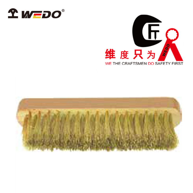 维度品牌 黄铜 防爆木柄圆头刷 铜刷 圆头刷 刷子