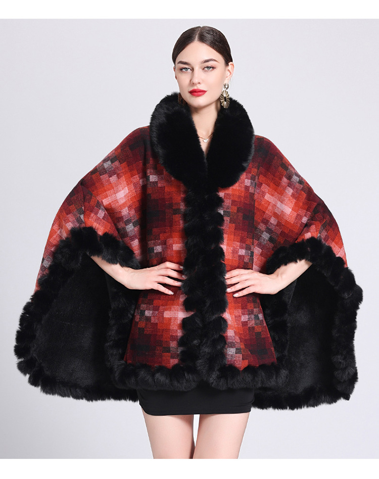 Women's sweater cardigan plus-size woolen coat_voghion.com