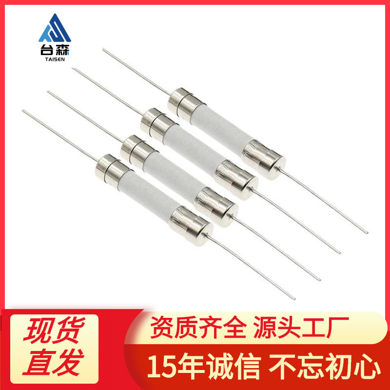 6*30mm陶瓷保险管 250V F0.5/30AL快熔断 6X30带引线脚陶瓷保险丝