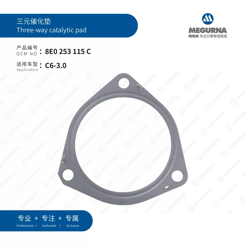 8E0 253 115 C suitable for Audi 3.0 (BBJ) three-way catalytic pad