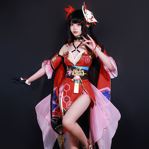 Fog City Collapse Star Dome Railway Cos Suit Masked Fool Hanabi cosplay game two-dimensional animation suit female